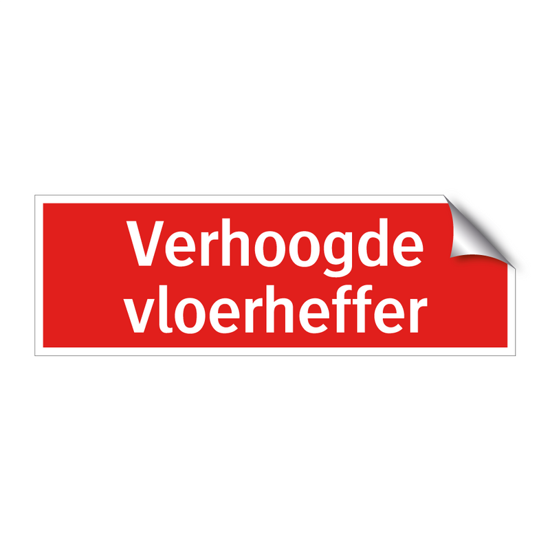 Verhoogde vloerheffer & Verhoogde vloerheffer & Verhoogde vloerheffer & Verhoogde vloerheffer
