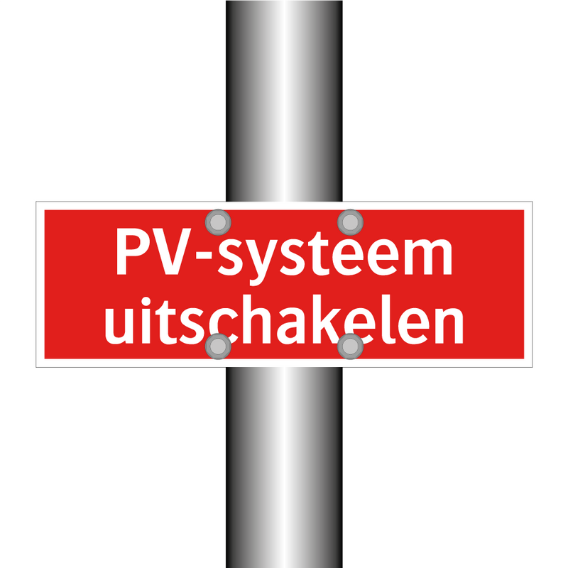 PV-systeem uitschakelen & PV-systeem uitschakelen & PV-systeem uitschakelen