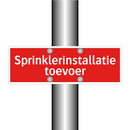 Sprinklerinstallatie toevoer & Sprinklerinstallatie toevoer & Sprinklerinstallatie toevoer