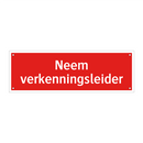 Neem verkenningsleider & Neem verkenningsleider & Neem verkenningsleider & Neem verkenningsleider