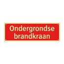 Ondergrondse brandkraan & Ondergrondse brandkraan & Ondergrondse brandkraan