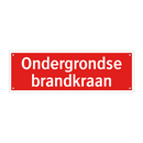 Ondergrondse brandkraan & Ondergrondse brandkraan & Ondergrondse brandkraan