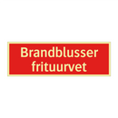 Brandblusser frituurvet & Brandblusser frituurvet & Brandblusser frituurvet