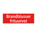 Brandblusser frituurvet & Brandblusser frituurvet & Brandblusser frituurvet
