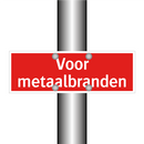 Voor metaalbranden & Voor metaalbranden & Voor metaalbranden