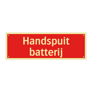 Handspuit batterij & Handspuit batterij & Handspuit batterij & Handspuit batterij