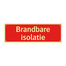 Brandbare isolatie & Brandbare isolatie & Brandbare isolatie & Brandbare isolatie