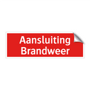 Aansluiting Brandweer & Aansluiting Brandweer & Aansluiting Brandweer & Aansluiting Brandweer