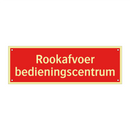 Rookafvoer bedieningscentrum & Rookafvoer bedieningscentrum & Rookafvoer bedieningscentrum
