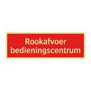 Rookafvoer bedieningscentrum & Rookafvoer bedieningscentrum & Rookafvoer bedieningscentrum