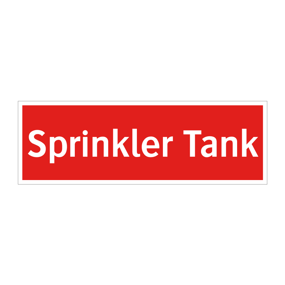 Koop Sprinkler Tank bord | SignOnline | NL-F267