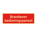 Brandweer bedieningspaneel & Brandweer bedieningspaneel & Brandweer bedieningspaneel