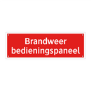 Brandweer bedieningspaneel & Brandweer bedieningspaneel & Brandweer bedieningspaneel