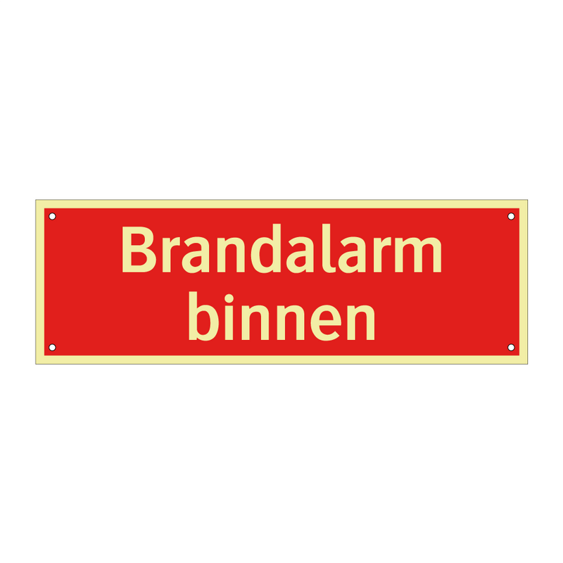 Brandalarm binnen & Brandalarm binnen & Brandalarm binnen & Brandalarm binnen