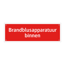 Brandblusapparatuur binnen & Brandblusapparatuur binnen & Brandblusapparatuur binnen