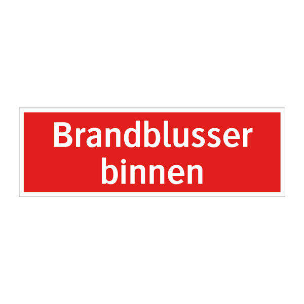 Brandblusser binnen & Brandblusser binnen & Brandblusser binnen & Brandblusser binnen