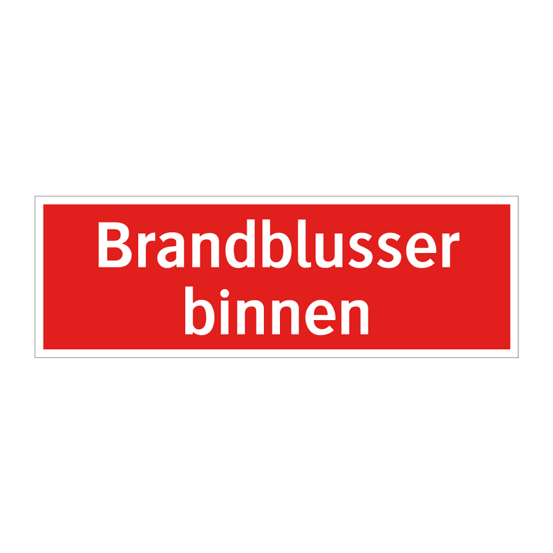 Brandblusser binnen & Brandblusser binnen & Brandblusser binnen & Brandblusser binnen