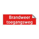 Brandweer toegangsweg & Brandweer toegangsweg & Brandweer toegangsweg & Brandweer toegangsweg
