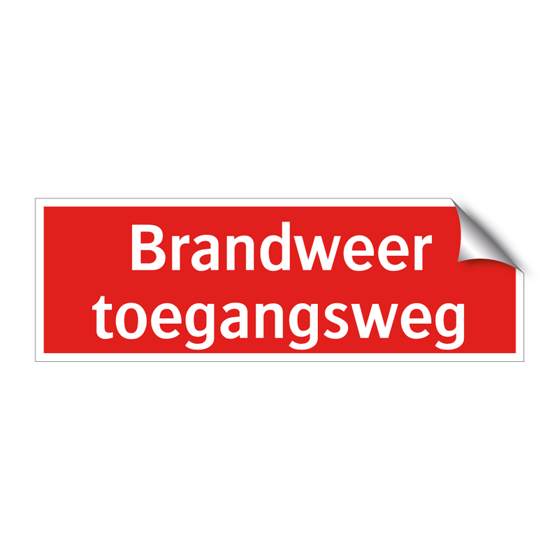 Brandweer toegangsweg & Brandweer toegangsweg & Brandweer toegangsweg & Brandweer toegangsweg