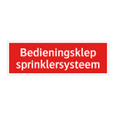 Bedieningsklep sprinklersysteem & Bedieningsklep sprinklersysteem & Bedieningsklep sprinklersysteem