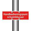 Handbedieningspunt schuimblusser & Handbedieningspunt schuimblusser