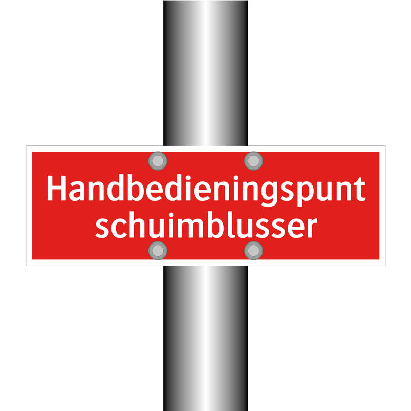 Handbedieningspunt schuimblusser & Handbedieningspunt schuimblusser
