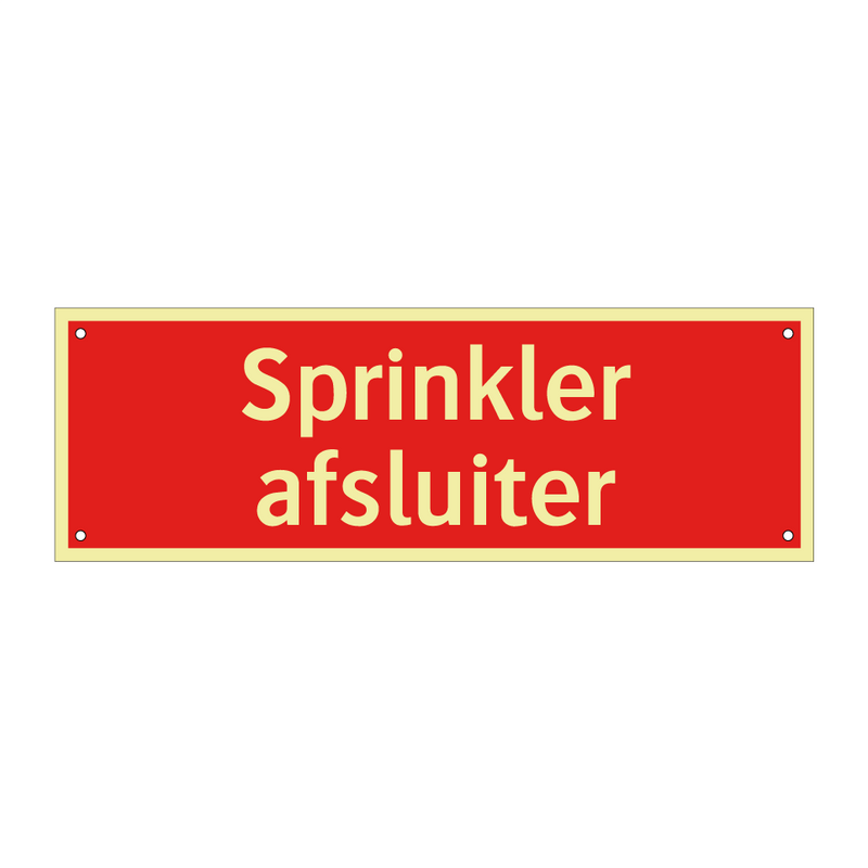 Sprinkler afsluiter & Sprinkler afsluiter & Sprinkler afsluiter & Sprinkler afsluiter