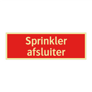 Sprinkler afsluiter & Sprinkler afsluiter & Sprinkler afsluiter & Sprinkler afsluiter