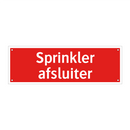 Sprinkler afsluiter & Sprinkler afsluiter & Sprinkler afsluiter & Sprinkler afsluiter