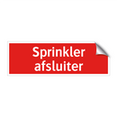 Sprinkler afsluiter & Sprinkler afsluiter & Sprinkler afsluiter & Sprinkler afsluiter