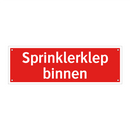 Sprinklerklep binnen & Sprinklerklep binnen & Sprinklerklep binnen & Sprinklerklep binnen