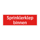 Sprinklerklep binnen & Sprinklerklep binnen & Sprinklerklep binnen & Sprinklerklep binnen