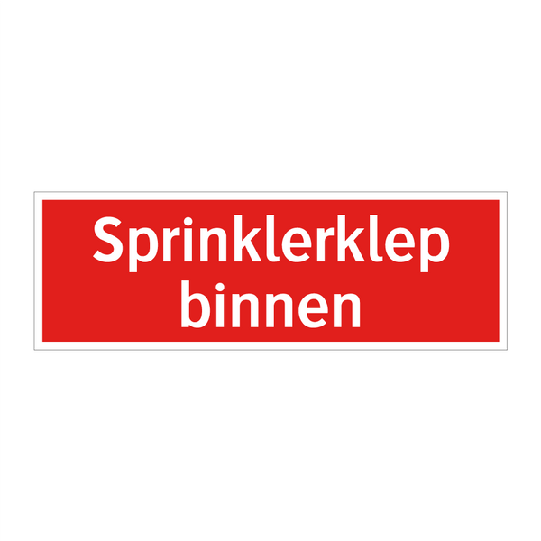 Sprinklerklep binnen & Sprinklerklep binnen & Sprinklerklep binnen & Sprinklerklep binnen