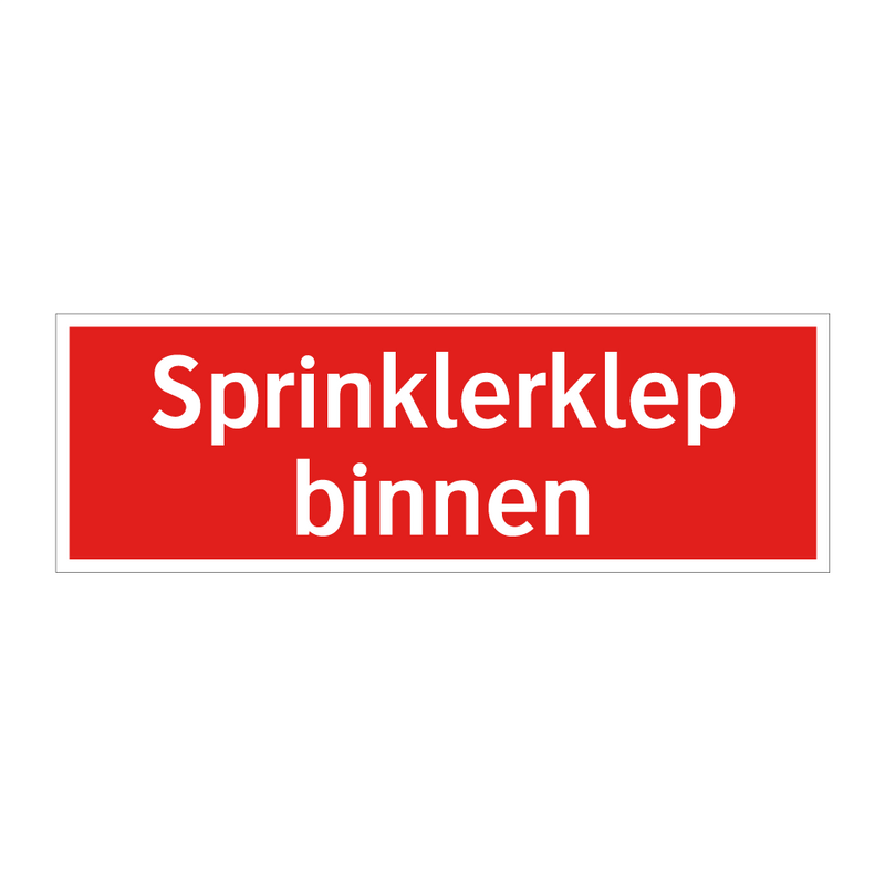 Sprinklerklep binnen & Sprinklerklep binnen & Sprinklerklep binnen & Sprinklerklep binnen