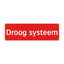 Droog systeem & Droog systeem & Droog systeem & Droog systeem & Droog systeem & Droog systeem