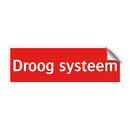 Droog systeem & Droog systeem & Droog systeem & Droog systeem