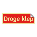 Droge klep & Droge klep & Droge klep & Droge klep