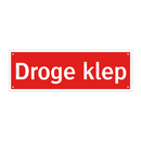 Droge klep & Droge klep & Droge klep & Droge klep & Droge klep & Droge klep & Droge klep