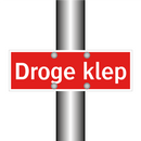 Droge klep & Droge klep & Droge klep