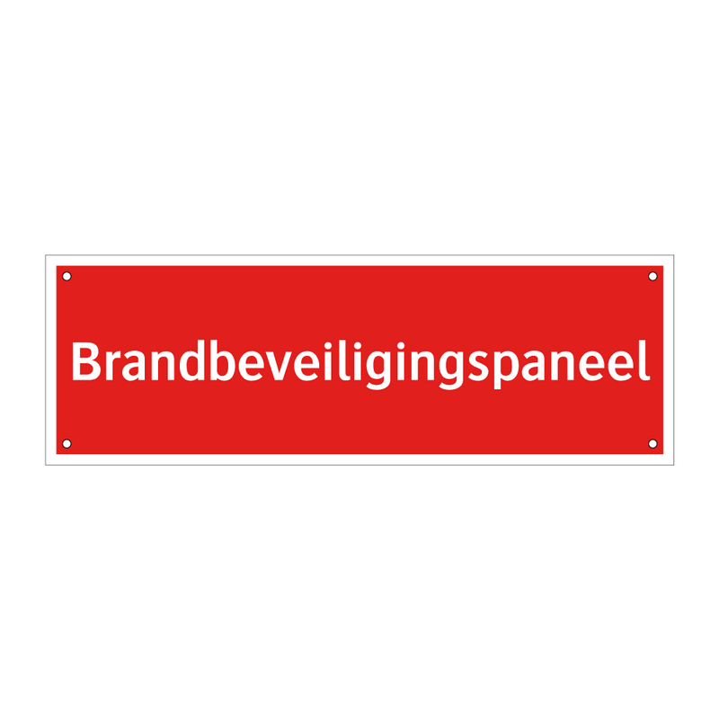 Brandbeveiligingspaneel & Brandbeveiligingspaneel & Brandbeveiligingspaneel
