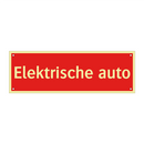 Elektrische auto & Elektrische auto & Elektrische auto & Elektrische auto