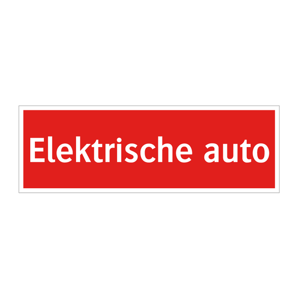 Elektrische auto & Elektrische auto & Elektrische auto & Elektrische auto & Elektrische auto