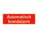 Automatisch brandalarm & Automatisch brandalarm & Automatisch brandalarm & Automatisch brandalarm
