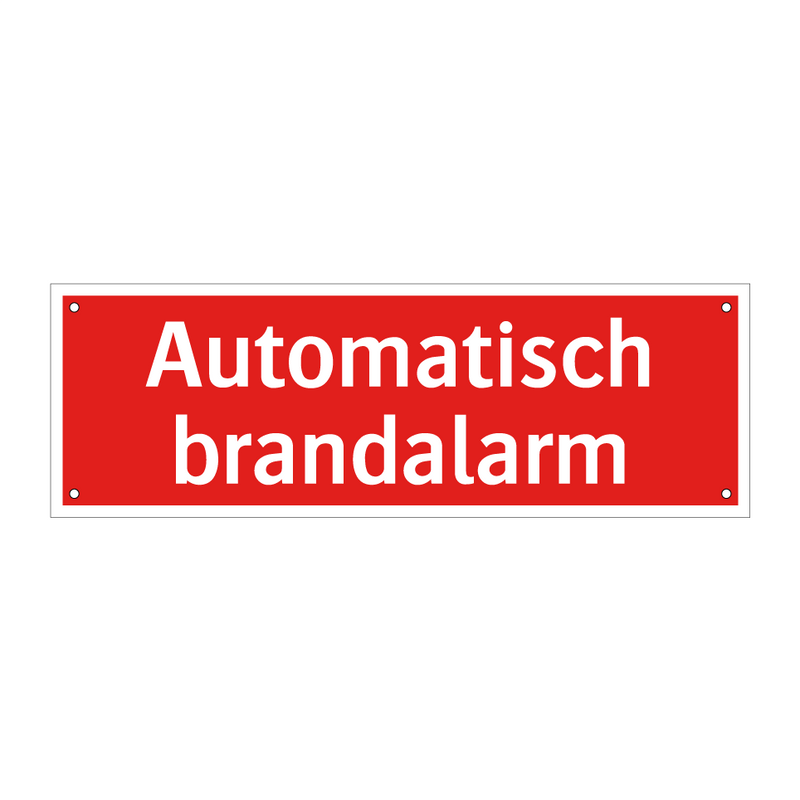 Automatisch brandalarm & Automatisch brandalarm & Automatisch brandalarm & Automatisch brandalarm