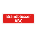 Brandblusser ABC & Brandblusser ABC & Brandblusser ABC & Brandblusser ABC & Brandblusser ABC