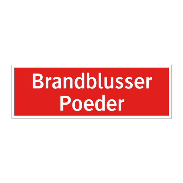 Brandblusser Poeder & Brandblusser Poeder & Brandblusser Poeder & Brandblusser Poeder