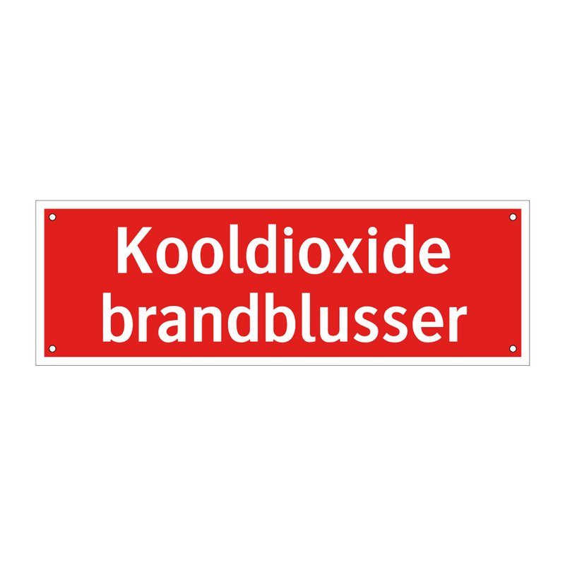 Kooldioxide brandblusser & Kooldioxide brandblusser & Kooldioxide brandblusser