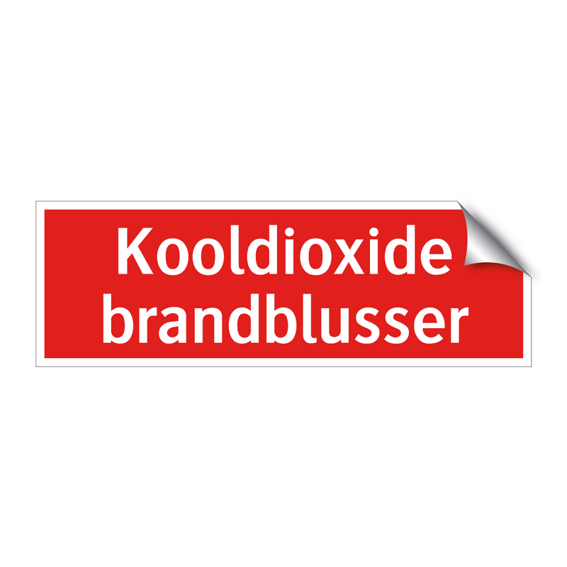 Kooldioxide brandblusser & Kooldioxide brandblusser & Kooldioxide brandblusser