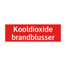 Kooldioxide brandblusser & Kooldioxide brandblusser & Kooldioxide brandblusser