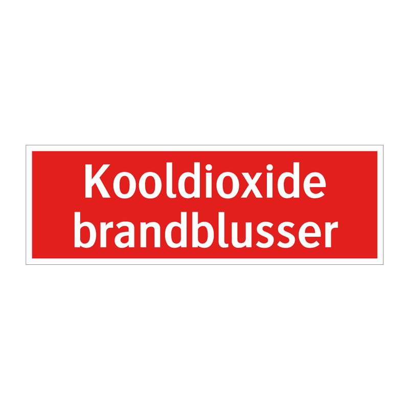 Kooldioxide brandblusser & Kooldioxide brandblusser & Kooldioxide brandblusser